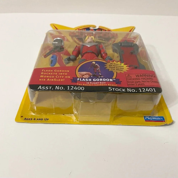 Vintage 1996 Playmates Flash Gordon Action Figures In Flight Suit - Picture 4 of 16
